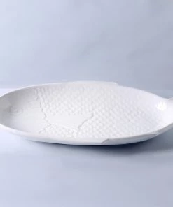Edelweiss Large Fish Tray In White