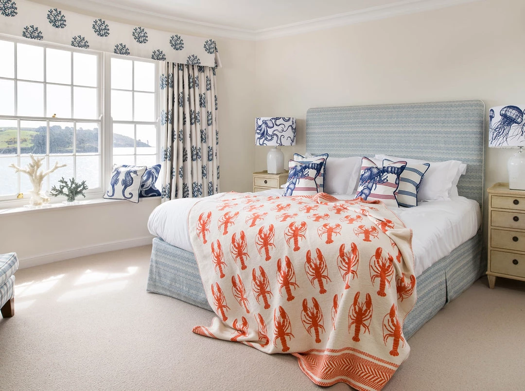 Magic Textiles Lobster Velvet Cushion Cover Homeware 5 Magic Textiles Lobster Velvet Cushion Cover Homeware