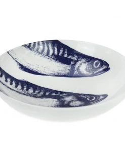 Fegg Hayes Bone China Mackerel Pasta Bowl Kitchen & Dining