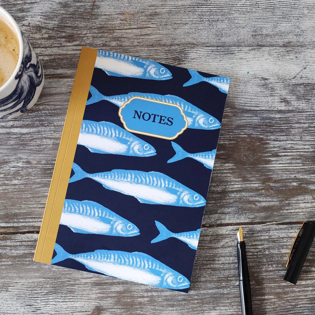 Skeet Print Mackerel Notebook Stationery 2 Skeet Print Mackerel Notebook Stationery