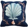 Magic Textiles Manderley Blue & Ink Blue Linen Cushion Cover