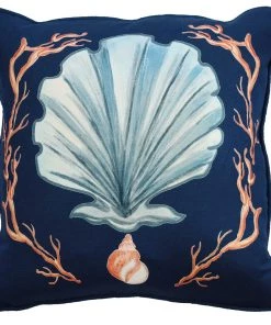 Magic Textiles Manderley Blue & Ink Blue Linen Cushion Cover