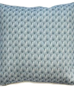 Magic Textiles Homeware Manderley Blue & Natural Linen Cushion Cover
