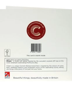 Skeet Print Stationery Minack Card