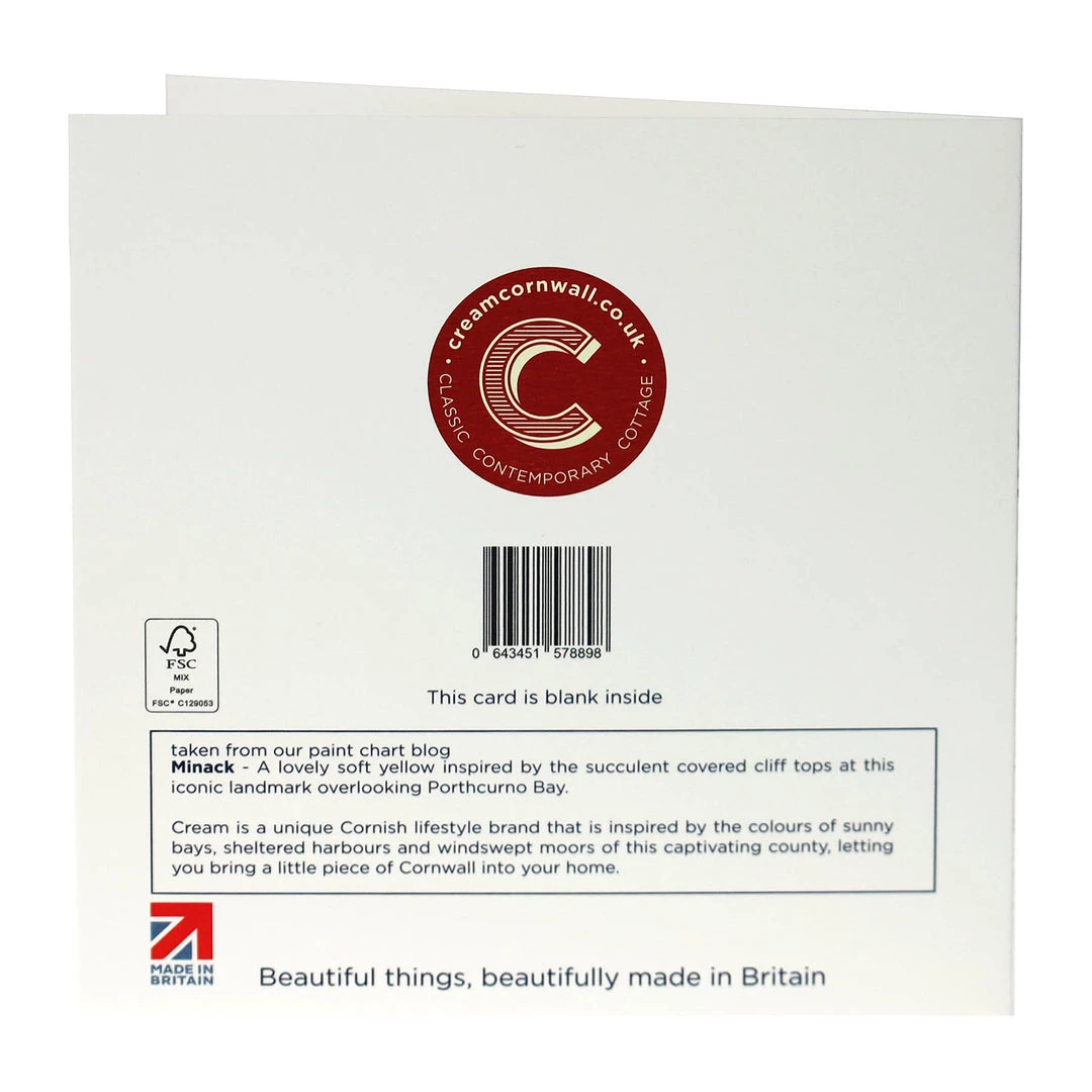 Skeet Print Stationery Minack Card 2 Skeet Print Stationery Minack Card