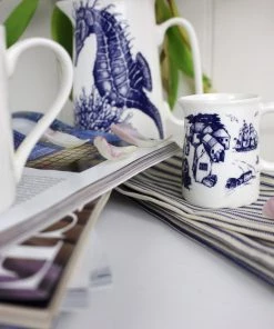 Fegg Hayes Bone China Cornish Harbour Scene Mini Jug New Arrivals