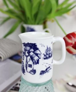 Fegg Hayes Bone China Cornish Harbour Scene Mini Jug New Arrivals