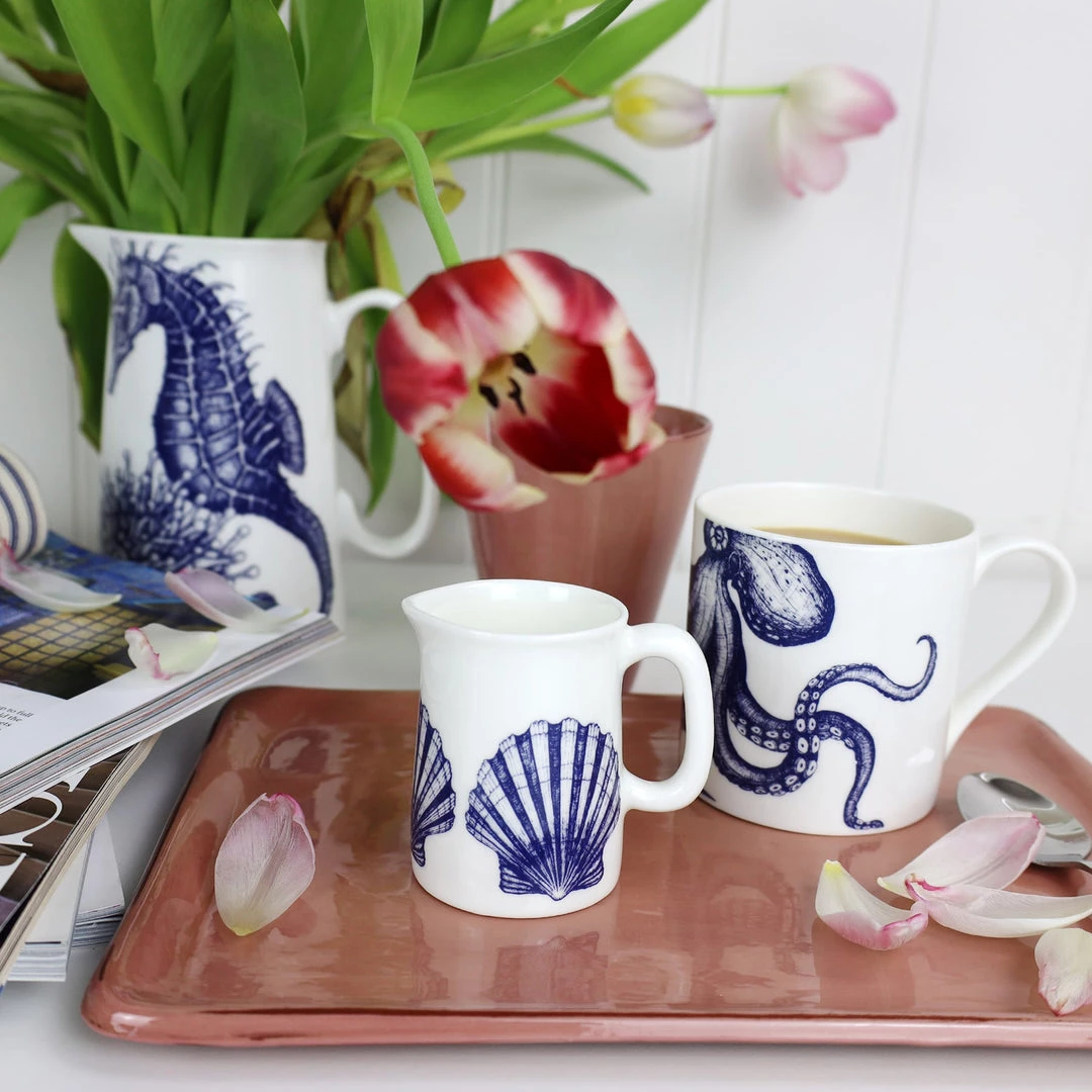 Fegg Hayes New Arrivals Bone China Scallop Shell Mini Jug 3 Fegg Hayes New Arrivals Bone China Scallop Shell Mini Jug
