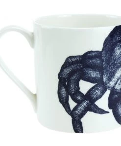 Impact China Kitchen & Dining Blue And White Bone China Mug With Crab Design