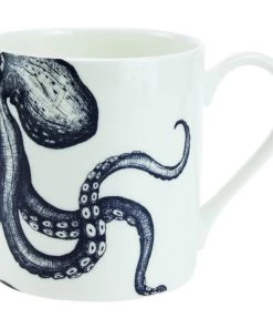 Cream Cornwall Mug And Tea Hamper - Octopus