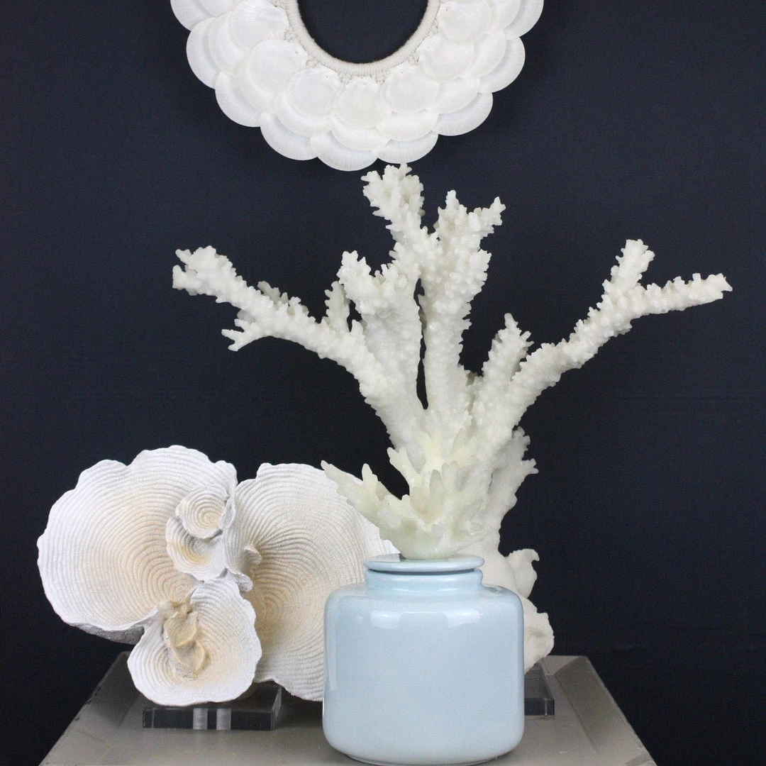 Coach House Aqua Ceramic Jar With Reef Top 2 Coach House Aqua Ceramic Jar With Reef Top