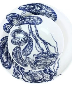 Fegg Hayes New Arrivals Bone China Mussel & Oyster Pasta Bowl
