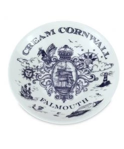 Fegg Hayes Blue And White Bone China Nibbles Dish With Falmouth Design