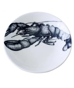 Fegg Hayes Kitchen & Dining Blue And White Bone China Nibbles Dish With Lobster Design