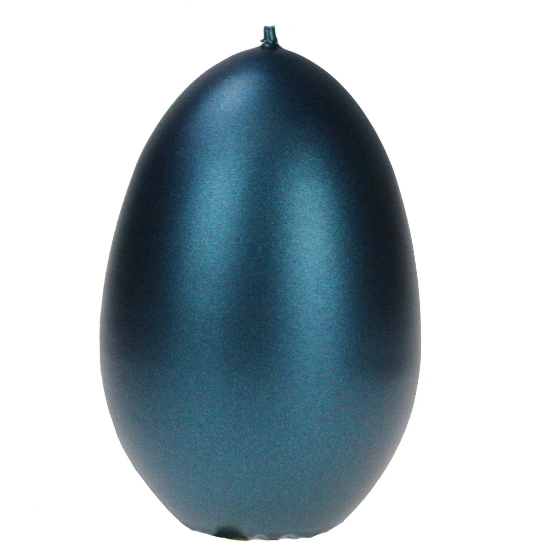 Ekhart Metallic Egg Candle - Ocean 1 Ekhart Metallic Egg Candle - Ocean