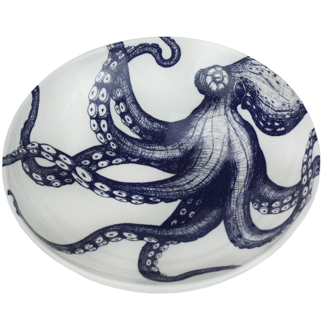 Fegg Hayes Bone China Octopus Pasta Bowl Kitchen & Dining 1 Fegg Hayes Bone China Octopus Pasta Bowl Kitchen & Dining