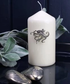 Detail Products Kitchen & Dining Pewter Octopus Candle Pin