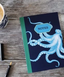 Skeet Print Octopus Notebook