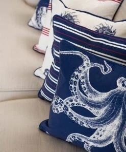Magic Textiles Octopus Velvet Cushion Cover - Marine Blue 9 Magic Textiles Octopus Velvet Cushion Cover - Marine Blue