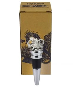 Detail Products Kitchen & Dining Pewter Octopus Bottle Stopper