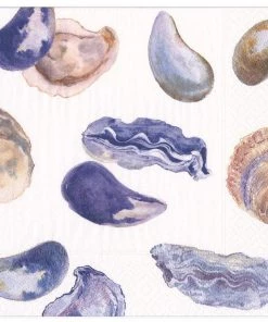 Caspari Oysters And Mussels Napkin