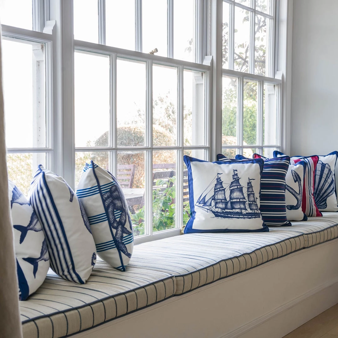 Magic Textiles Packet Ship Velvet Cushion Cover Homeware 4 Magic Textiles Packet Ship Velvet Cushion Cover Homeware