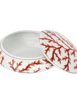 Coach House Porcelain Lidded Dish With Reef Decoration