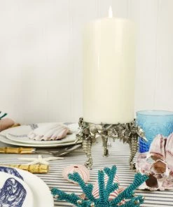 Detail Products Pewter Seahorse Candle Holder