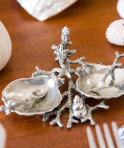 Detail Products Pewter Shell & Coral Condiment Set Kitchen & Dining 9 Detail Products Pewter Shell & Coral Condiment Set Kitchen & Dining