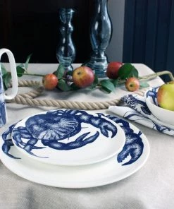 Fegg Hayes Bone China Crab Dinner Plate Kitchen & Dining