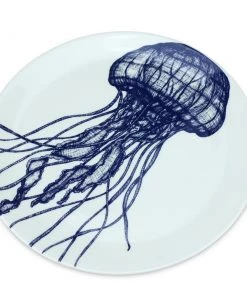 Fegg Hayes Bone China Jellyfish Dinner Plate Kitchen & Dining