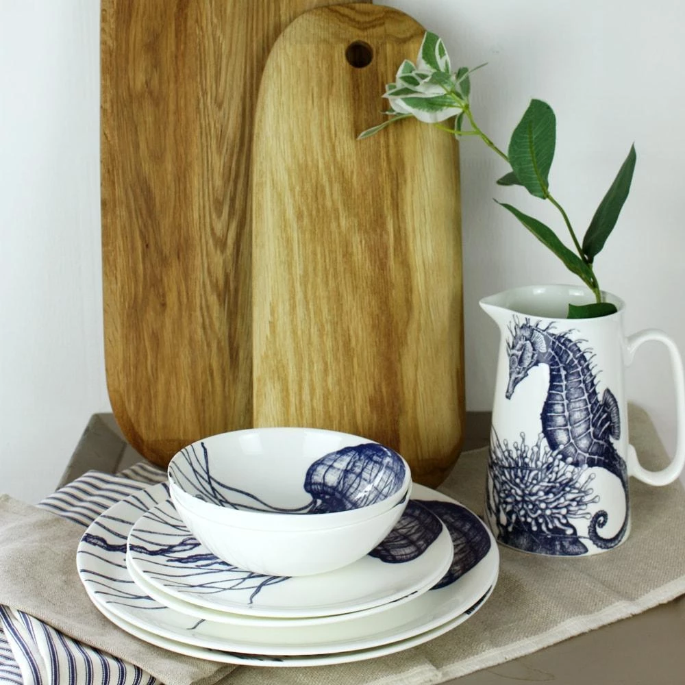 Fegg Hayes Bone China Jellyfish Side Plate 4 Fegg Hayes Bone China Jellyfish Side Plate