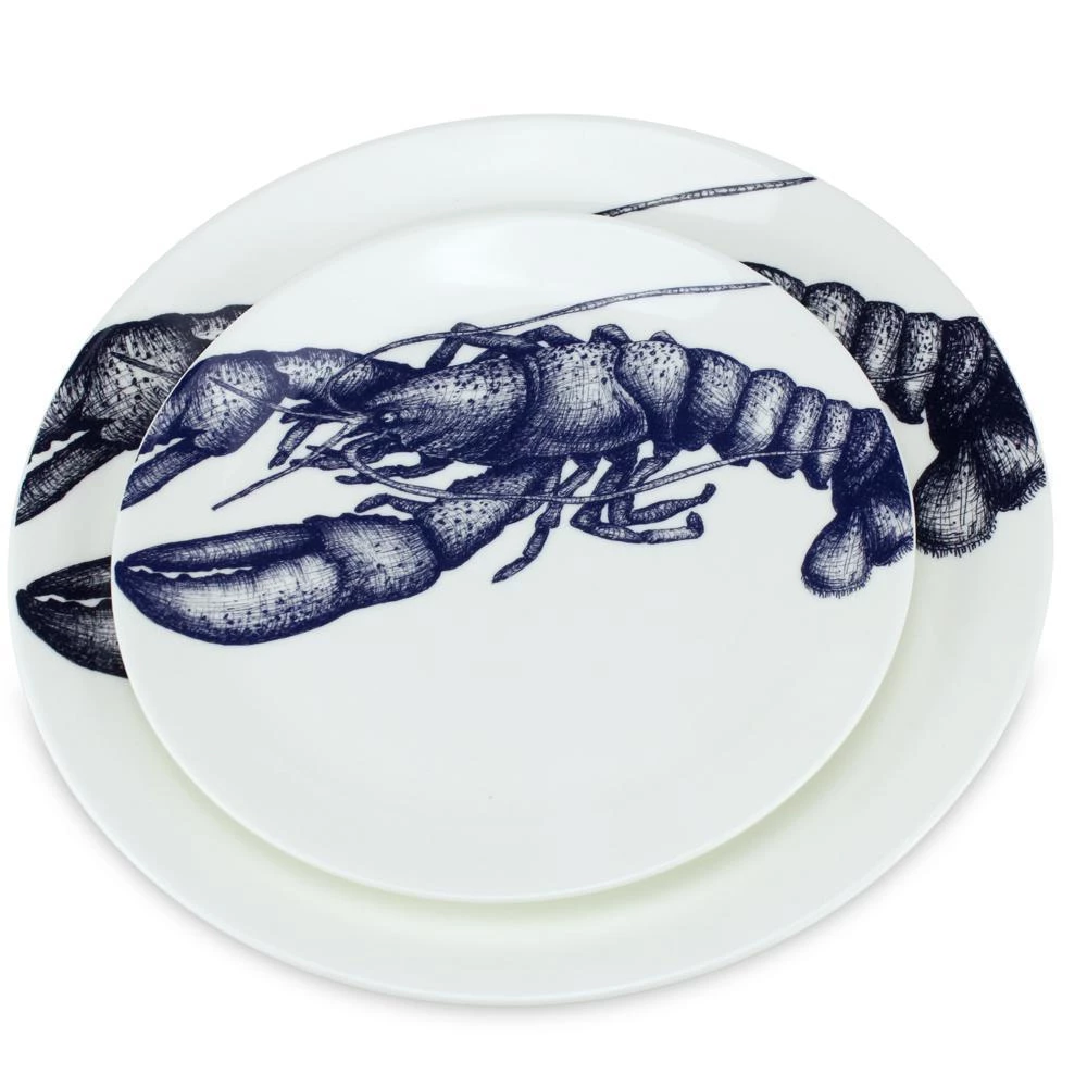 Fegg Hayes Kitchen & Dining Large Bone China Lobster Dinner Plate 2 Fegg Hayes Kitchen & Dining Large Bone China Lobster Dinner Plate