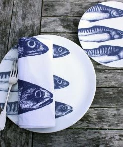 Fegg Hayes Bone China Mackerel Dinner Plate Kitchen & Dining