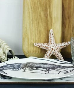 Fegg Hayes Kitchen & Dining Bone China Prawn Side Plate