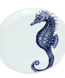 Fegg Hayes Bone China Seahorse Dinner Plate Kitchen & Dining