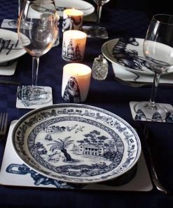 Fegg Hayes Kitchen & Dining Bone China Willow Pattern Dinner Plate