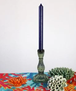 Caspari Marine Blue Dinner Candle
