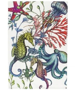Magic Textiles Reef Tea Towel
