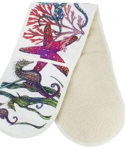 Magic Textiles Reef Design Multi-Coloured Print Oven Gloves Kitchen & Dining