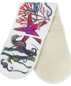 Cream Cornwall Oven Gloves & Apron Luxury Hamper - Reef 6 Cream Cornwall Oven Gloves & Apron Luxury Hamper - Reef