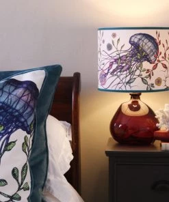 Cream Cornwall Canyons Reef Lampshade - White Homeware