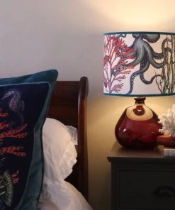 Cream Cornwall Rainbow Reef Lampshade - White