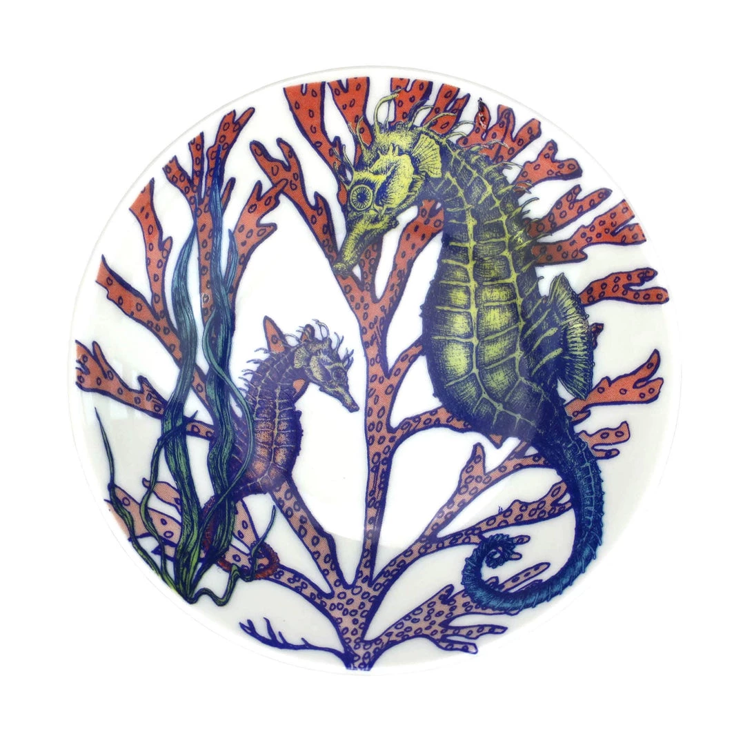 Fegg Hayes Kitchen & Dining Seahorse Nibbles Dish With Reef Design 1 Fegg Hayes Kitchen & Dining Seahorse Nibbles Dish With Reef Design