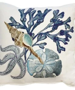 Magic Textiles Saltwater Off-White Linen Cushion Cover