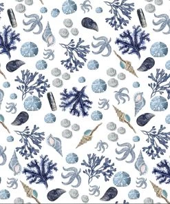 Magic Textiles Rockpool Upholstery Linen Fabric - Off White Homeware