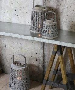 Light & Living Homeware Lobster Pot Hurricane Lantern