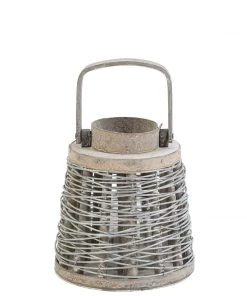 Light & Living Homeware Lobster Pot Hurricane Lantern