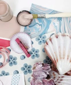 Magic Textiles Mini Star Flower Fabric On Off-White