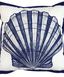 Magic Textiles Scallop Shell Velvet Cushion Cover Homeware
